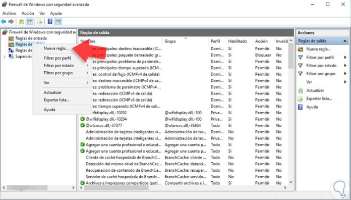 Reglas de Firewall - Guardia de Seguridad